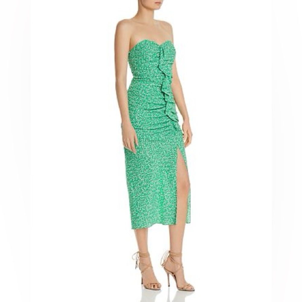 Likely Jordana Floral Ali Strapless Midi Dress
